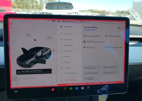 2021 Tesla Model 3 Long Range Dual Motor All-Wheel Drive из США, поврежденный, VIN 5YJ3E1EB1MF903070